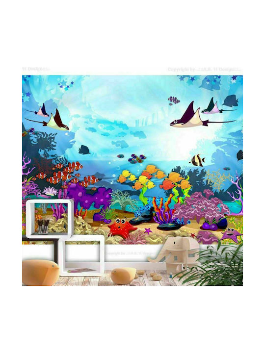 Polihome Peel & Stick Kids Wallpaper Underwater Fun L98xH70cm