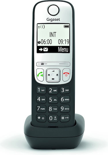 Gigaset A690 Telefon fără fir cu Meniu în Limba Greacă Negru