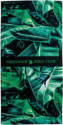 Greenwich Polo Club Prosop de Plajă de Bumbac Turcoaz 170x80cm.