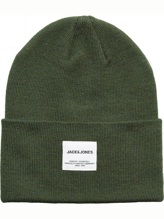 Jack & Jones Ανδρικός Beanie Σκούφος Forest Khaki