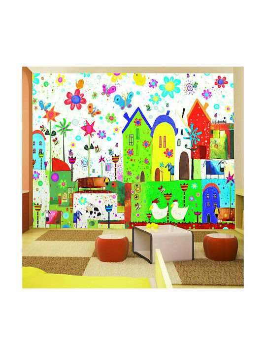 Polihome Kids Wallpaper Fabric Happy Farm L250xH175εκ.