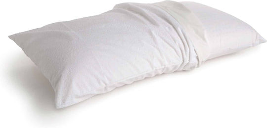 Dunlopillo Towel Pillow Protector Waterproof White 50x80cm 21122049