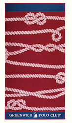 Greenwich Polo Club Beach Towel Red 170x90cm