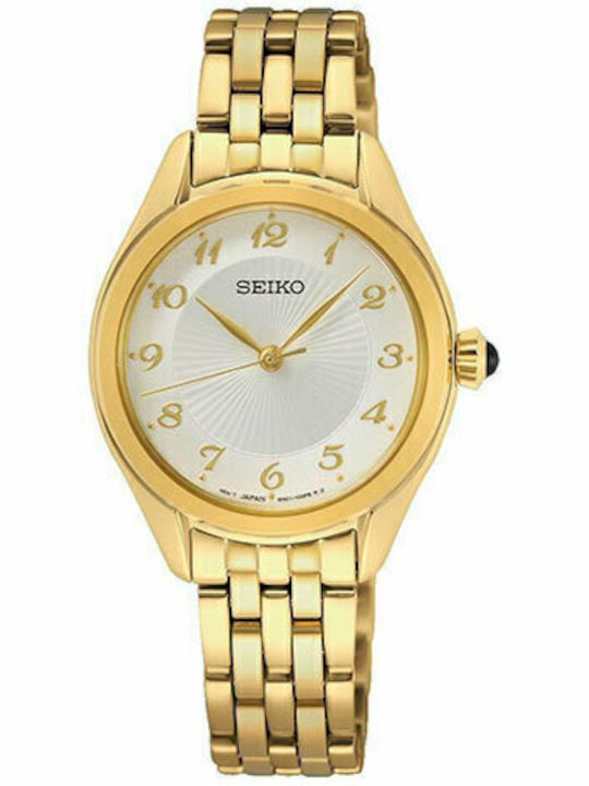 Seiko Women's Watch with Gold Metal Bracelet