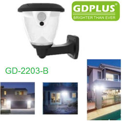 GDPLUS Wall Mounted Solar Light Traffic light with Motion Sensor