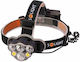 Solight Rechargeable Headlamp LED Waterproof IP44 with Maximum Brightness 150lm