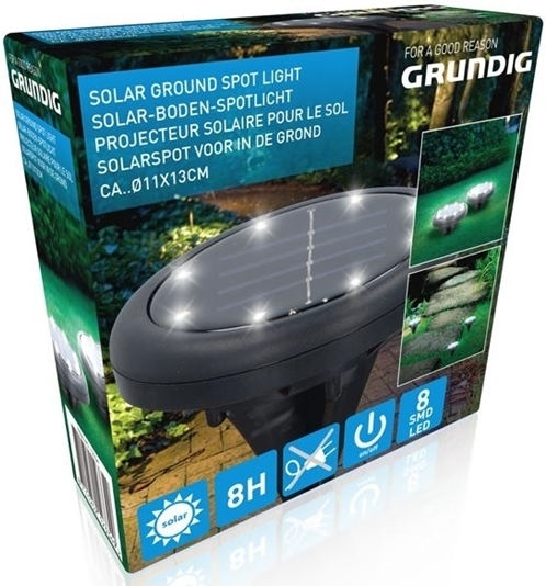 Grundig Spiked Solar Light with Photocell IP44