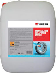 Wurth Liquid Cleaning Professional Wheel Cleaner for Rims Rim Cleaner Silver Line 20lt 0890102320