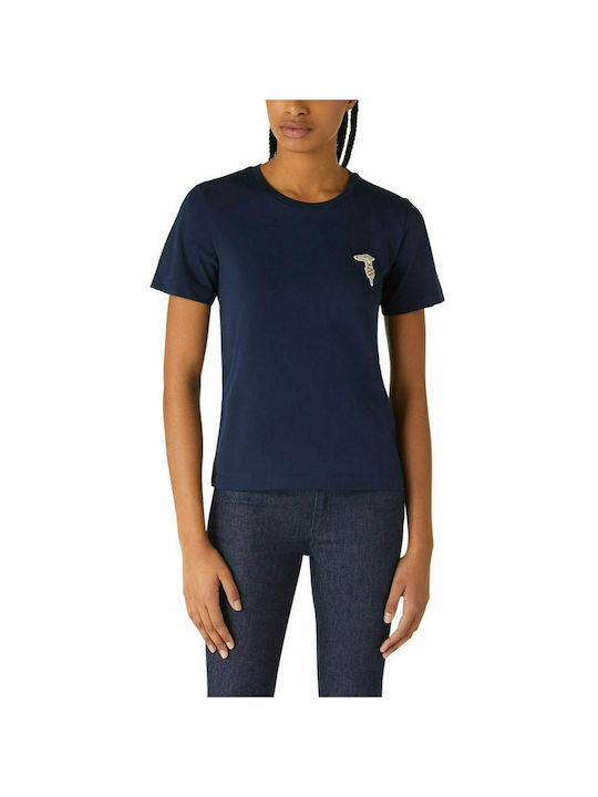 Trussardi Women's T-shirt Navy Blue