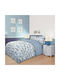 Greenwich Polo Club 8822 Set Kids Duvet Cover Single with Pillowcase Cotton Gray/Beige 160x240cm