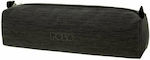 Polo Fabric Pencil Case 9-37-006-00 with 1 Compartment Gray