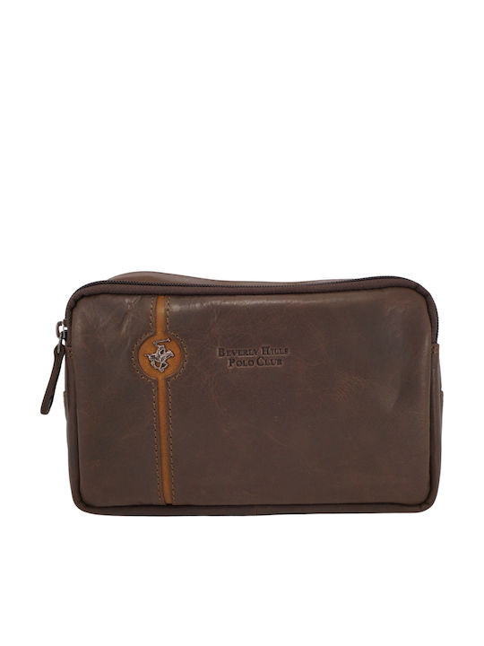 Leather Men's Bag Handbag Brown