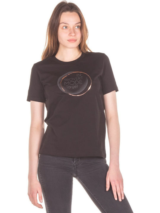Target Damen Sportlich T-Shirt Schwarz