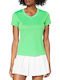 Wilson Γυναικείο Αθλητικό T-shirt με V Λαιμόκοψη Πράσινο
