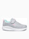 Memory Opal Kids Sports Shoes Running with Hoop & Loop Closure Gray