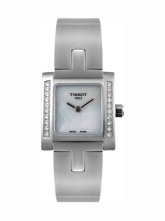 Tissot Ttrend T3 Womens Watch 19.7mm Battery with Silver Metal Bracelet