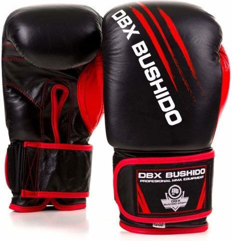 DBX Bushido ARB-415 Γάντια Πυγμαχίας Δερμάτινα για Αγώνα Μαύρα
