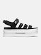 Icon Classic Women's Flat Sandals in Black Color