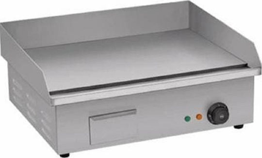 Krobe Commercial Flat Top Electric Griddle with Flat Plate 3kW 55x46.5x25cm