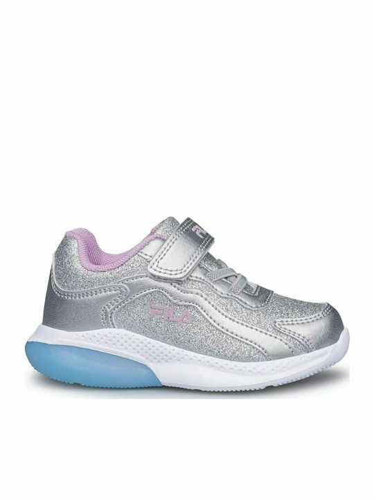 Spectrolite Παιδικά Sneakers Ανατομικά με Σκρατς Ασημί
