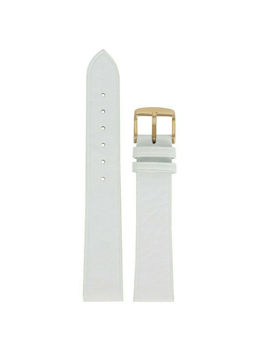 Tzevelion Leather Strap White 20mm