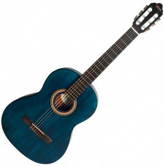 Valencia Klassisch Gitarre 3/4 VC203 Blau