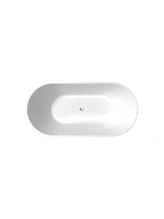 Acrilan Evelyn Acrylic Freestanding Bathtub 170x80cm