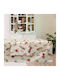 Das Home Runner 0616 Ecru / Red / Olive green 45x140cm