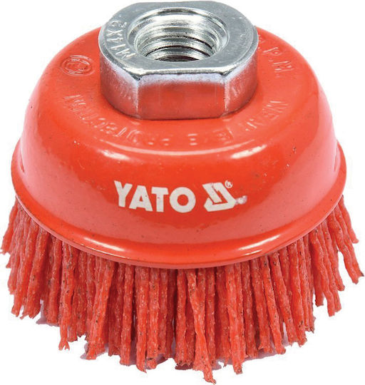 Yato YT-47785 Βούρτσα Νάιλον Καμπάνα για Γωνιακό Τροχό 65mm με Σπείρωμα Μ14
