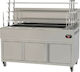 Biokan LG64 Spieß-Grill Kohle mit Abmessungen 83x160x154cm