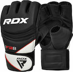 RDX F12 Γάντια ΜΜΑ Δερμάτινα Μαύρα