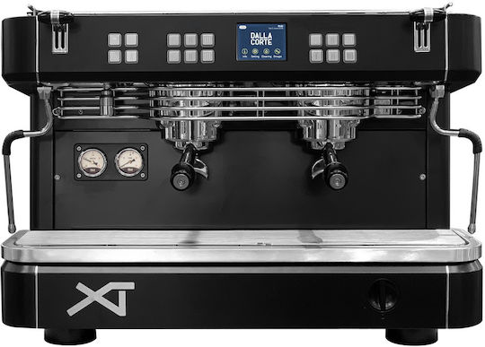 Dalla Corte XT Classic 2GR Total Dark Mașină de Espresso Comercială cu 2 Grupuri LxWxH52.5cm