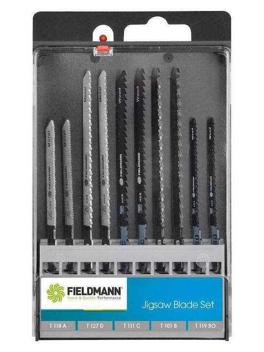 Fieldmann Jig Saw Blade for Metal and Wood 10pcs 50001327