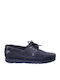 Nathan Men's Leather Moccasins Blue