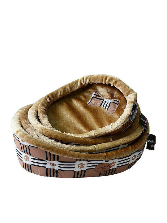 Pet Camelot Burberry Πουφ Σκύλου Μελί 65x65εκ. Pet Camelot Burberry Πουφ Σκύλου Μελί 65x65εκ.