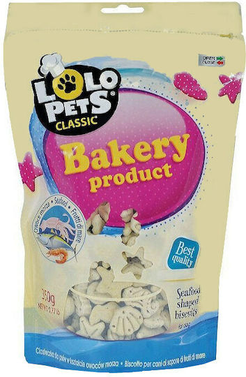 Lolo Pets Sea Food Doypack Biscuit Dog Small Breeds with Fish 350gr 3999