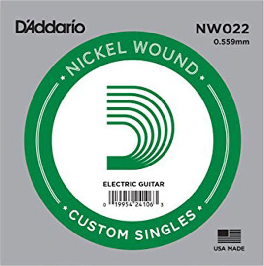 Daddario Κιθάρας M091400174 Μονή Χορδή Nickel Plated Steel Ηλεκτρικής Κιθάρας 22"