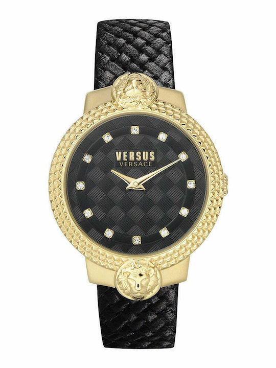 Versus by Versace Ρολόι Μπαταρίας με Δερμάτινο Λουράκι