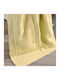 Down Town Home Blanket Cot 07 Knitted Yellow 90x120cm
