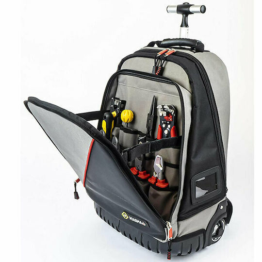 Magma Werkzeugtasche Rucksack Räder Gray L38xB24xH55cm
