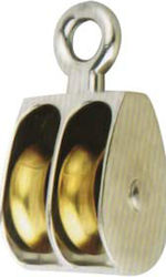 JB Pulley Boat Deck Double Fixed Cleat 3/4"x3/16"