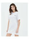 Basehit Summer Mini T-Shirt Dress White