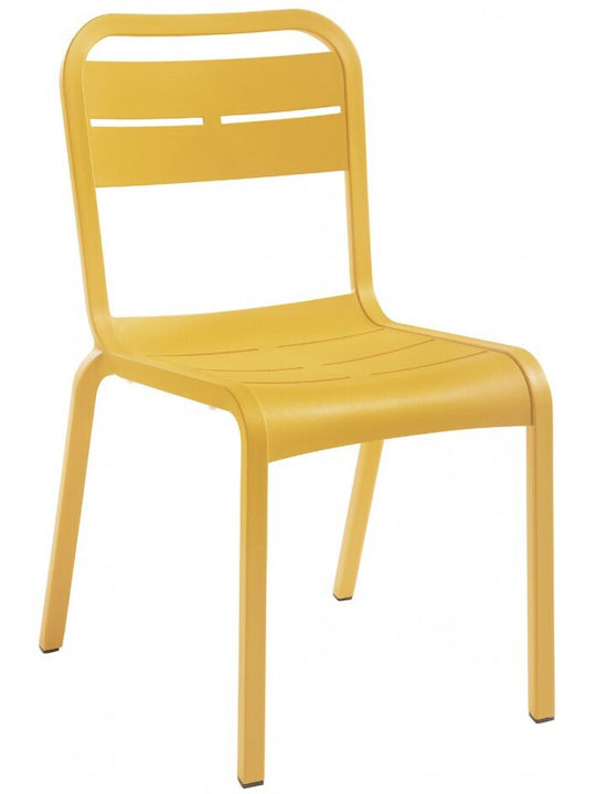 Outdoor-Stuhl Polypropylen Cannes Mustard Yello...