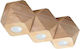 Sollux Woody Triple Spot with Socket GU10 in Brown Color