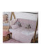 Nef-Nef Homeware Lovely Fox Βρεφικό Κουβερλί Διπλής Όψης Βαμβακερό Ροζ 110x140cm