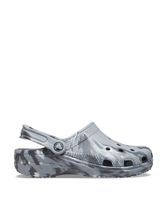 Crocs Classic Marbled Дамски Клоги Сив