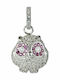 Lancaster Italia Animal Charm Made of Silver with Zircon