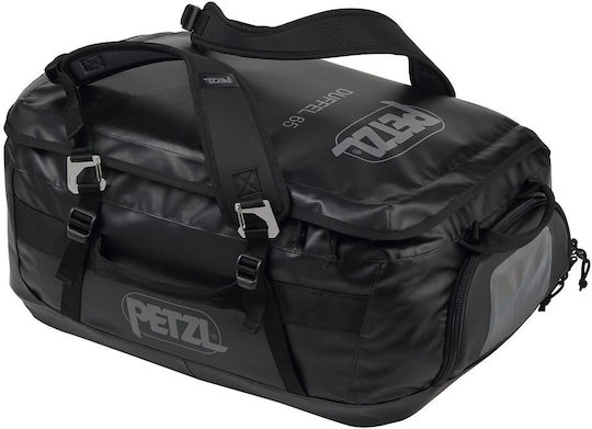 Petzl Duffel Bag Σακ Βουαγιάζ Πλάτης 65lt Μαύρο Υφασμάτινο