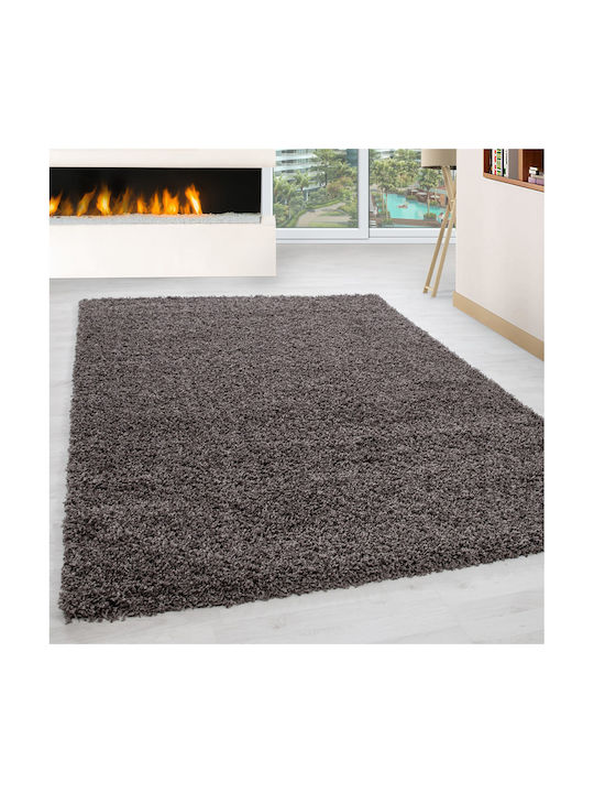 Rug 1500 Gray Brown 100% Polypropylene 140x200 cm