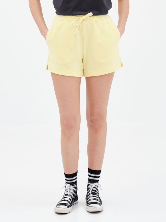 Basehit Women's Sporty Shorts Yellow
